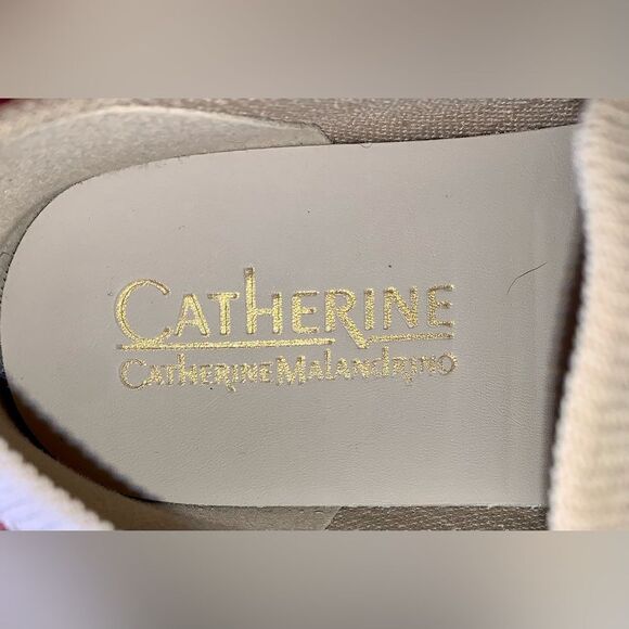 Catherine Malandrino Tan Reanie Low Knit Sneakers S:6 - Picture 4 of 10